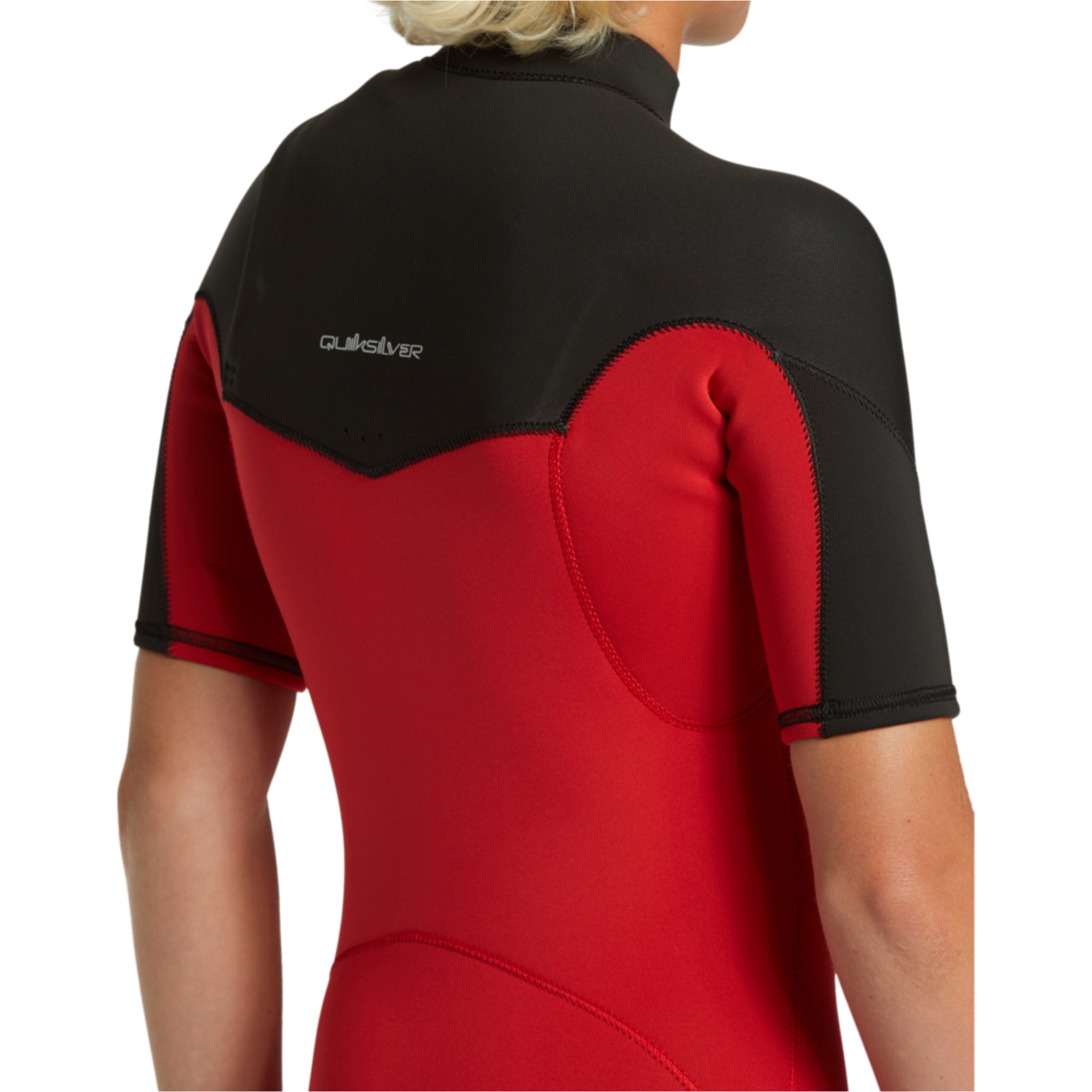 2025 Quiksilver Junior Everyday Sessions 2/2mm Chest Zip Wetsuit EQBW503024 - High Risk Red
